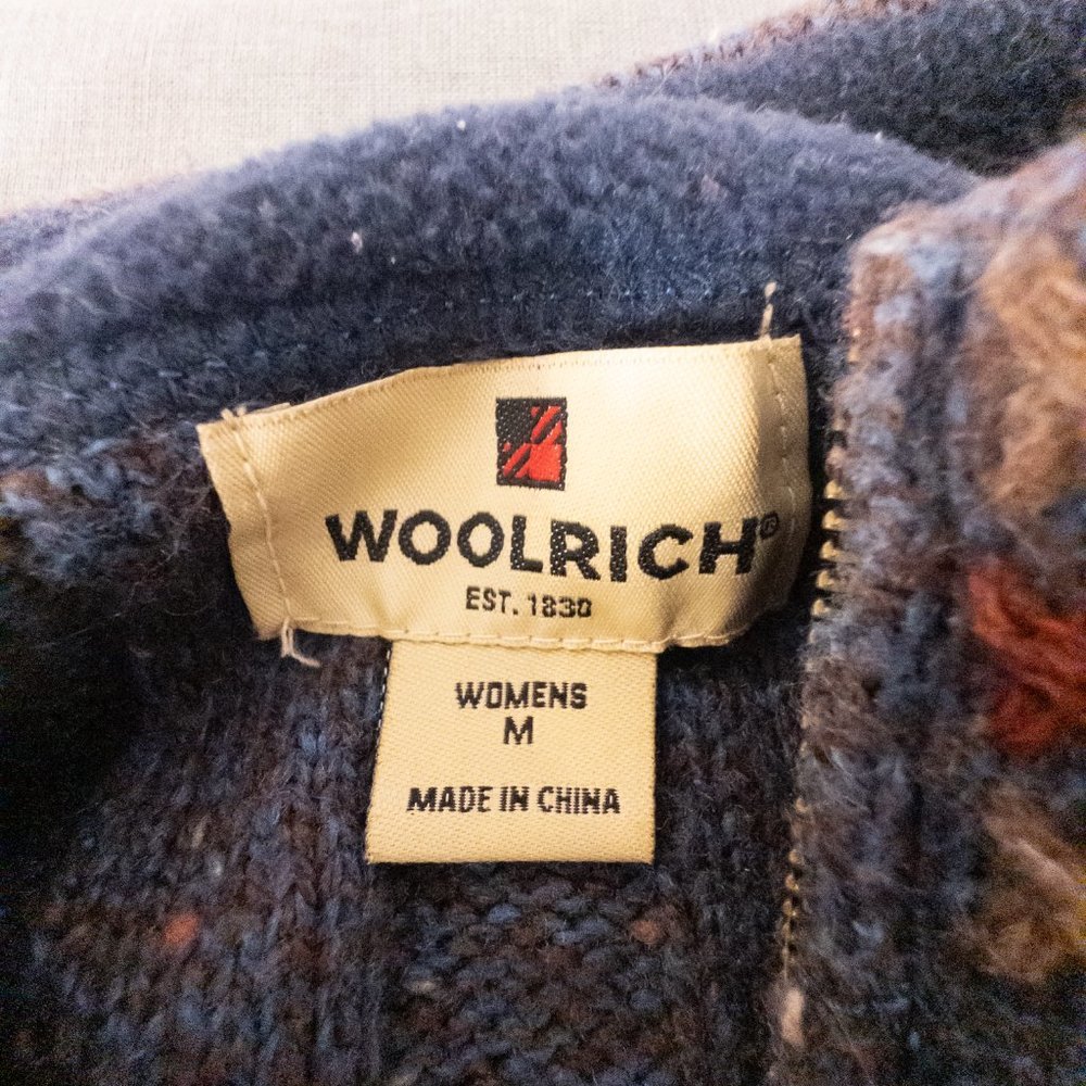 Woolrich 1/4 Zip Wool Sweater - Picture 7 of 10